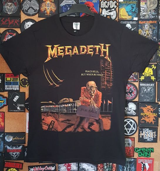 Megadeth Peace Sells Unisex Camiseta Negro,