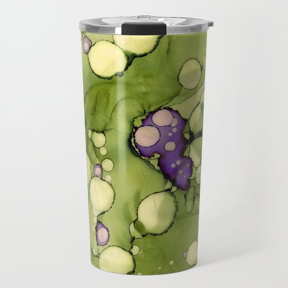 Buy Dream No. 2 Olive Lime Moss Plum Travel Mug by laurabethlove. Worldwide shipping available at Society6.com. Just one of millions of high quality products available.