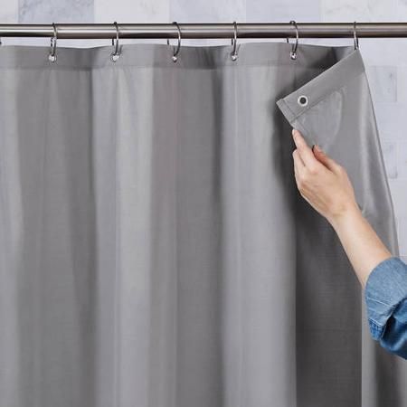 Better Homes Gardens Ultimate Shield 100 Waterproof Fabric Shower Curtain Liner 1 Each Com Curtains Decor And Waterproof Fabric Shower Curtain Liner, How To Keep Water Inside Shower Curtain