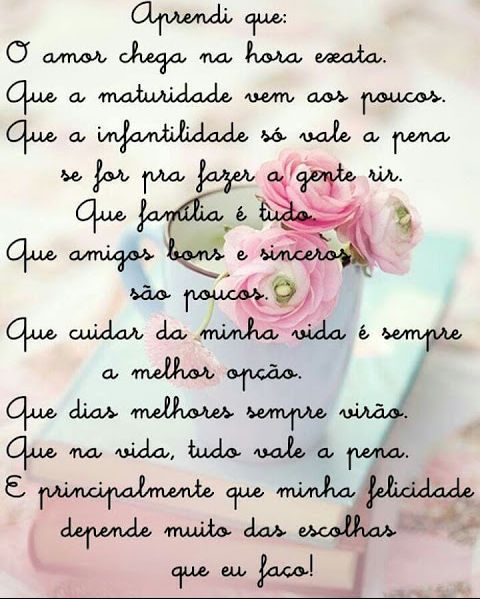 Escolhas...