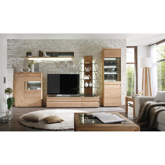 Belmondo Wohnwand inkl Beleuchtung, Sonoma Eiche Wenge Huisdeco - moderner wohnzimmerschrank mit glastüren und led beleuchtung Belmondo Wohnwand inkl Beleuchtung, Sonoma Eiche Wenge Huisdeco - moderner wohnzimmerschrank mit glastüren und led beleuchtung