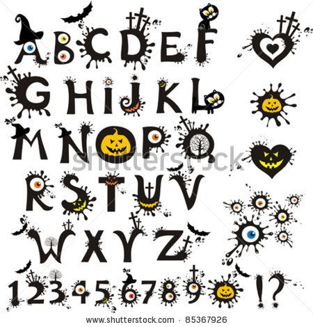 Vector Font {scary font}