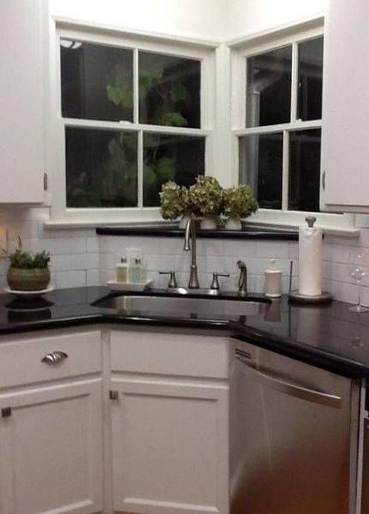 30 Lovely Corner Kitchen Sink Design Ideas For Small Spaces To Try Modern Sinks Window Lovely Corner Kitchen Sink Design Ideas, Small Sink Kitchen Ideas