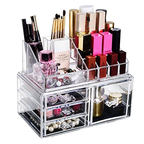 Drawer Type Cosmetic Storage Box Makeup Tools Finishing Box