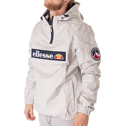 ellesse windbreaker schwarz grau