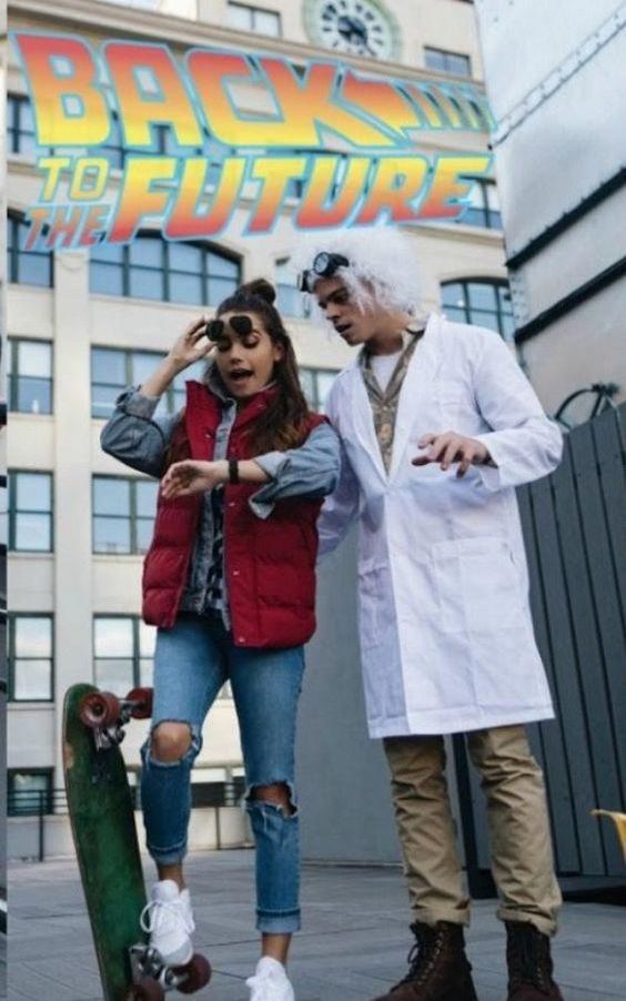 17 Adorable Halloween Couple Costume Ideas Disfraz Halloween Pareja Disfraces Parejas Disfraces Parejas Caseros