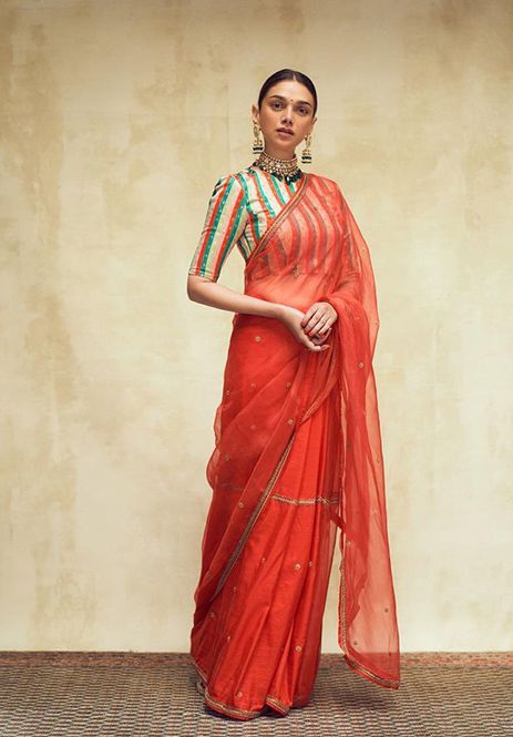 Aditi Rao Hydari’s Raw Mango Saree is a wedding season must have!
