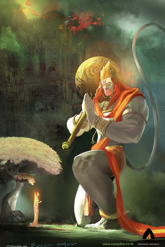 sachinnagar — sita and hanuman 2