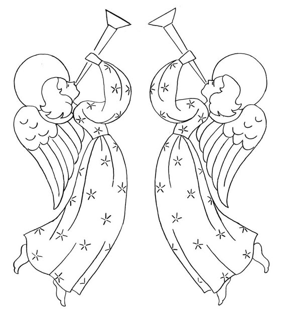 vintage christmas embroidery designs | More Vintage Christmas Embroidery Transfers" was published on ...