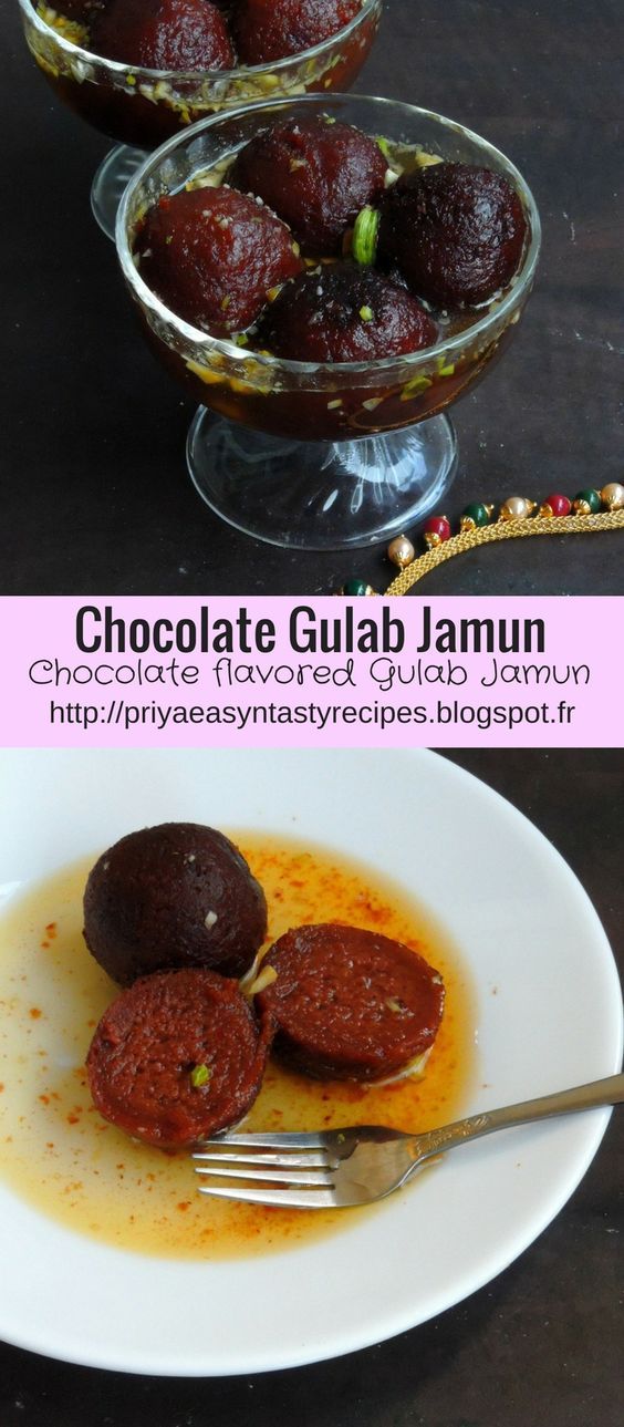 Chocolate Gulab Jamuns/Dark Chocolate Gulab Jamuns