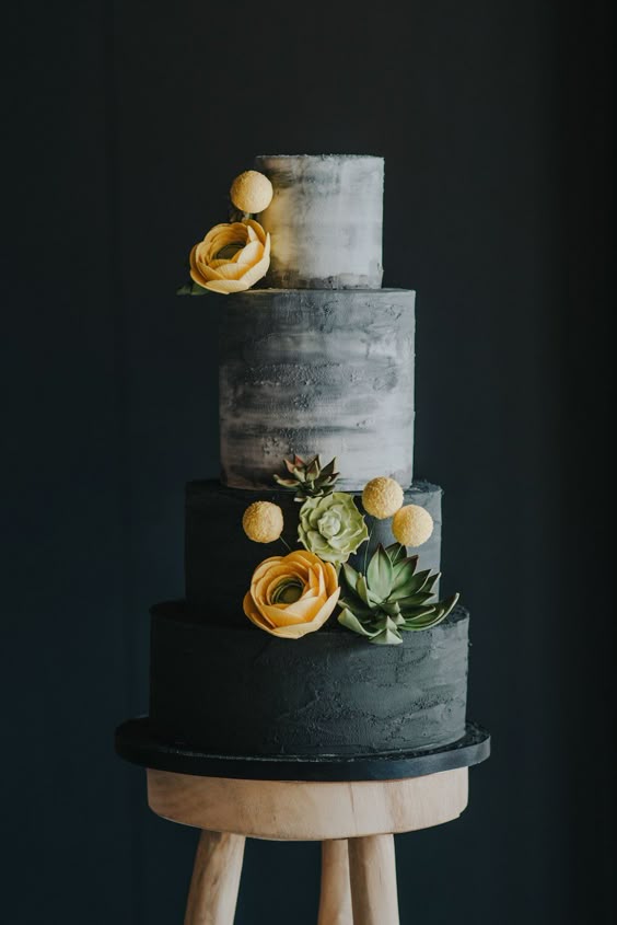 Modern Industrial London Wedding Inspiration With Succulents | Remain in the Light Photography 5