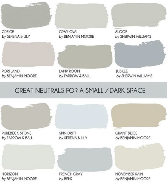 Neutral colors for small rooms Interior Design Ideas