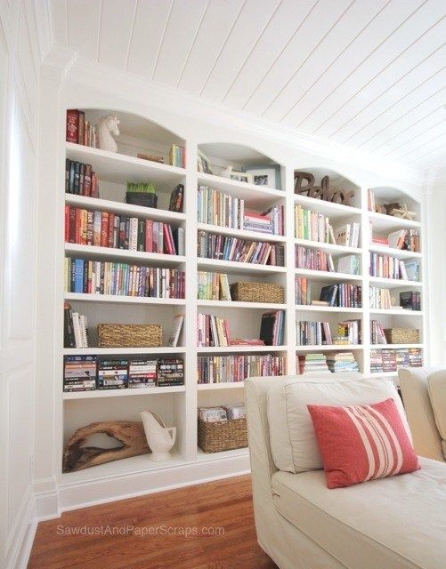 How to "Style" Bookshelves -- Sandra Style - Sawdust & Paper Scraps