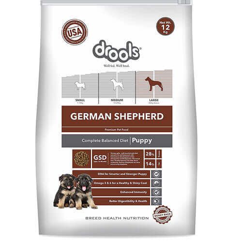 Drools German Shepherd Puppy Premium Dog Food 12kg 4petneeds