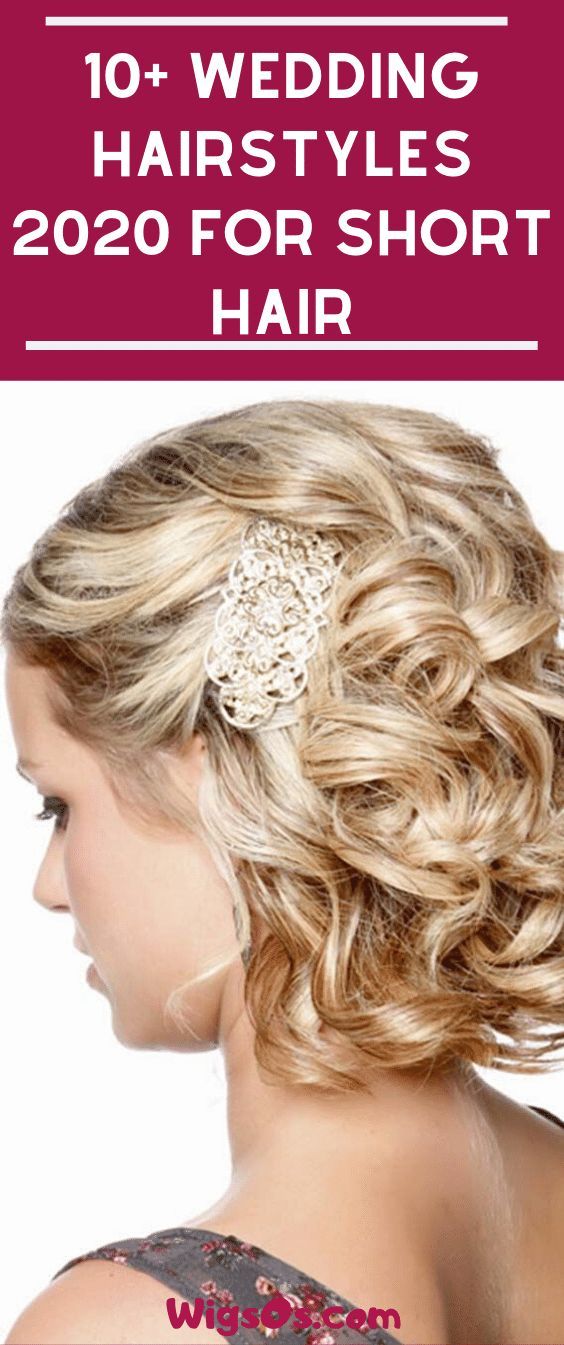 10 Wedding Hairstyles 2020 For Short Hair Dugun Saci Sac Stilleri Kisa Sac