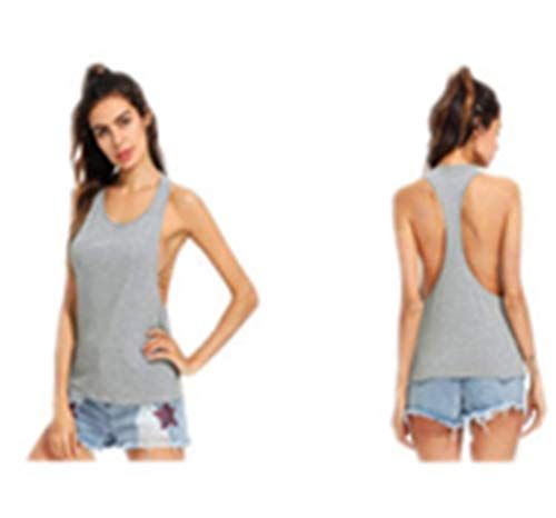 Zumba Chemise sans Manches avec col pour la Mode pour Femme