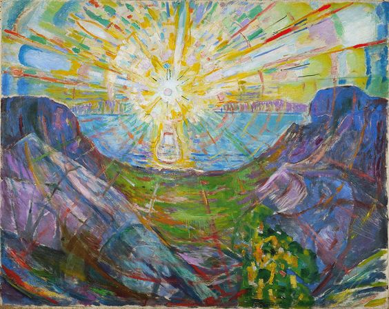 The Sun- C.1912 -By Edvard Munch - Great Artwork By The Masters 20X26