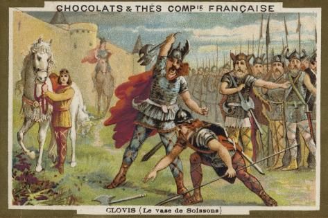 Size: 18x12in Clovis I and the Vase of SoissonsChoose from our catalog of over 500,000 posters!