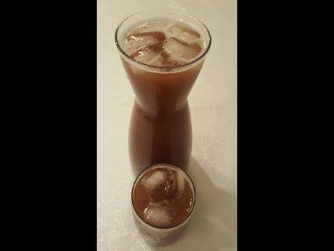 طريقة تحضير مشروب التمر الهندي الفلسطيني زينب مصطفى Glassware Tableware Beer Glasses