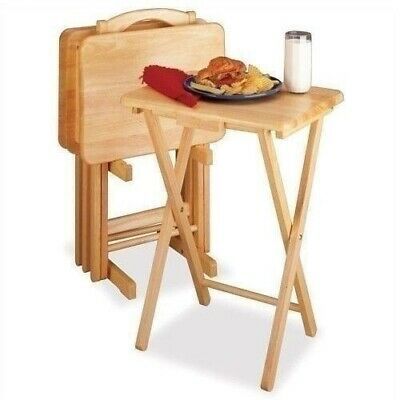 Winsome Wood TV Tray Set