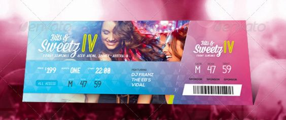 Event Ticket Template Graphic Design Pinterest Ticket - event ticket template free download Event Ticket Template Graphic Design Pinterest Ticket - event ticket template free download