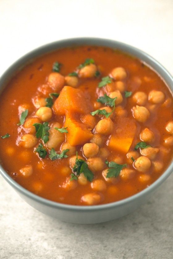 Guiso De Calabaza Y Garbanzos Receta Recetas De Comida Comida Vegetariana Recetas Para Cocinar