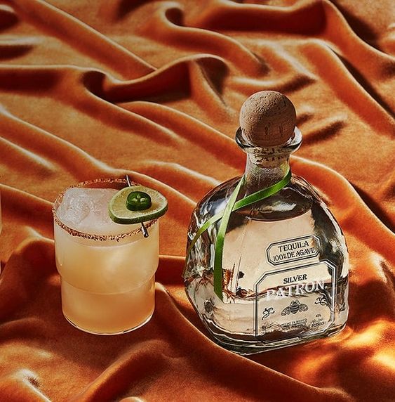 Enjoy Spicy Margarita, a cocktail made with Patrón Silver.