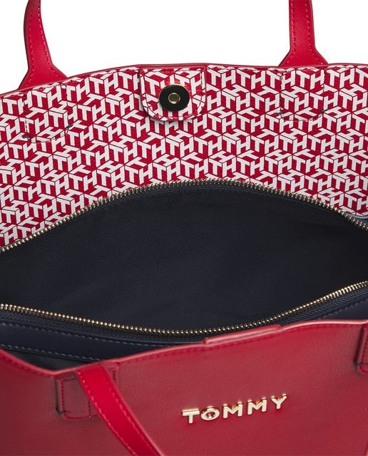 Bolso De Mano De Mujer Tommy Hilfiger Rojo Tommy Hilfiger Bolsos Tommy Hilfiger Bolso