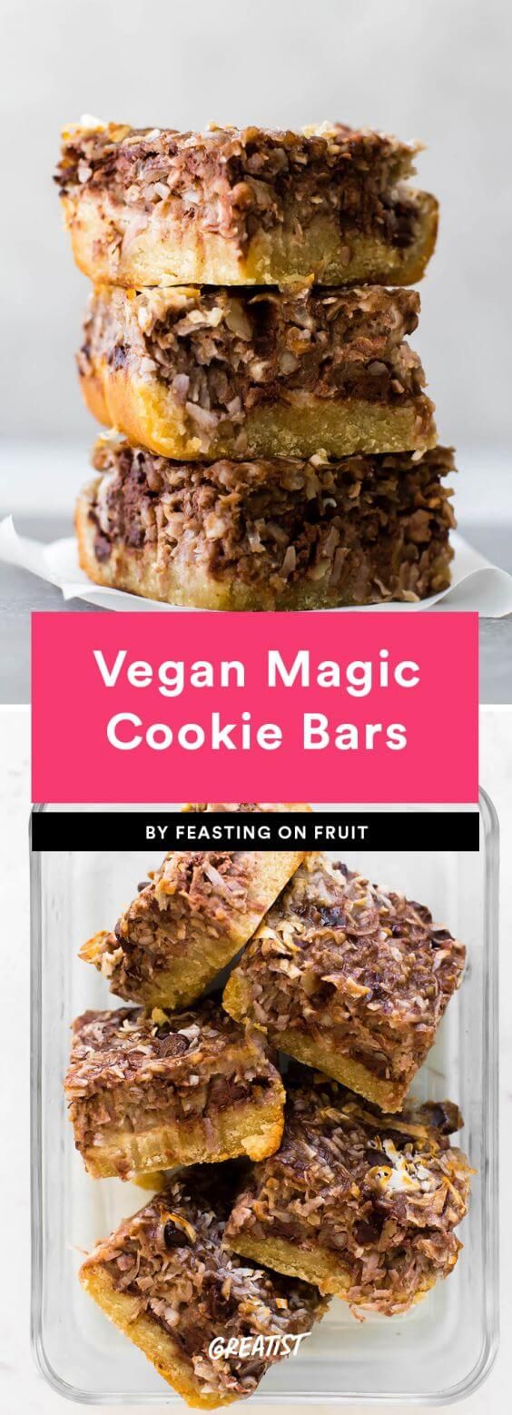 Vegan Magic Cookie Bars