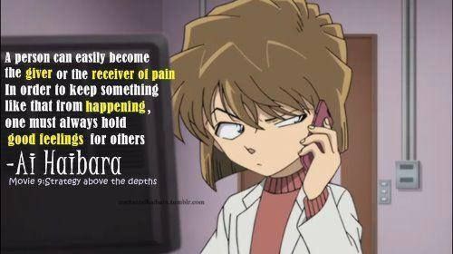 Ai Haibara Ai Haibara Detective Conan Quotes Detective Conan Manga Detective Conan