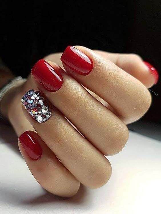 50 Unique Nail Art Designs For 2018 Best Nail Images Red Nail