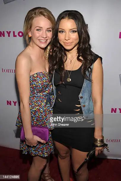 Actresses Britt Robertson and Jessica Parker attends NYLON Magazine...