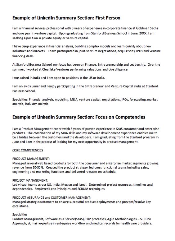linkedin resume templates