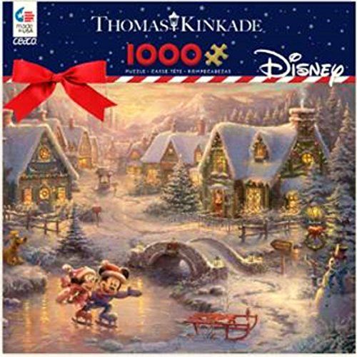 Ceaco 1000 piece puzzle - Mickie and Minnie Sweetheart Holiday