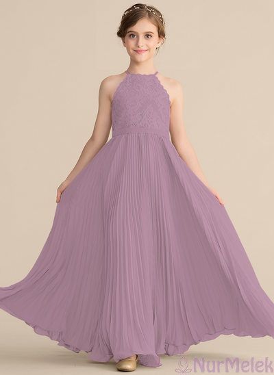 10 11 12 Yas Kiz Cocuk Pliseli Sade Abiye Kids Bridesmaid Dress Wedding Dresses For Kids Little Girl Pageant Dresses