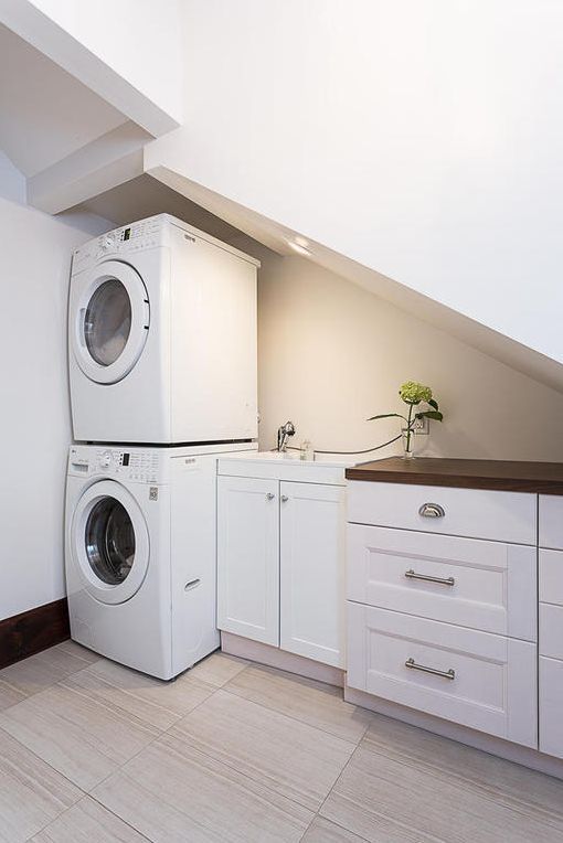 photo Under Stairs Laundry Closet pinterest