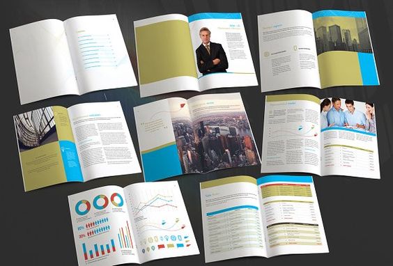 Annual Report Template by Templatepickup on @creativemarket - annual report template Annual Report Template by Templatepickup on @creativemarket - annual report template
