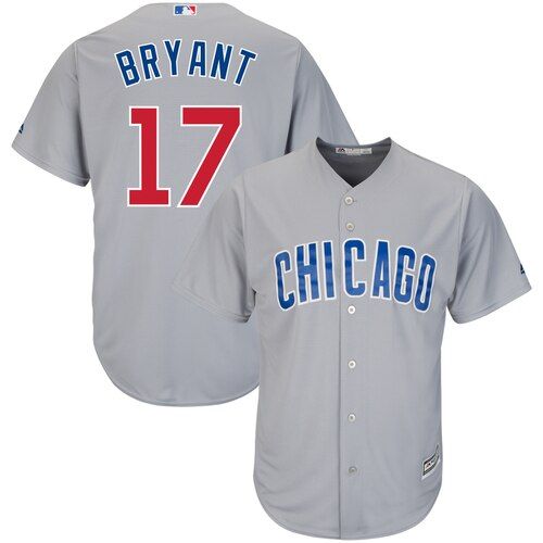 Majestic Athletic Mens Chicago Cubs Kris Bryant 2015 Cool Base Alternate Jersey