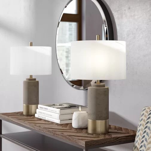 Choudhury 24 Table Lamp Sets Gold Choudhury 24 Table Lamp, Wayfair Gold Desk Lamps