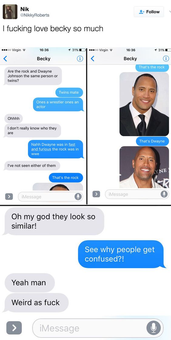 This deception.