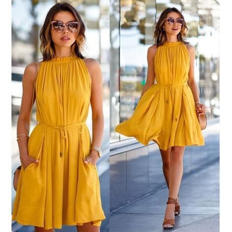 Casual Sleeveless High-neck Evening Party Cocktail , Short Homecoming – Simplepromdress