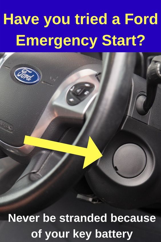 Ford Emergency Start. Do you know How?