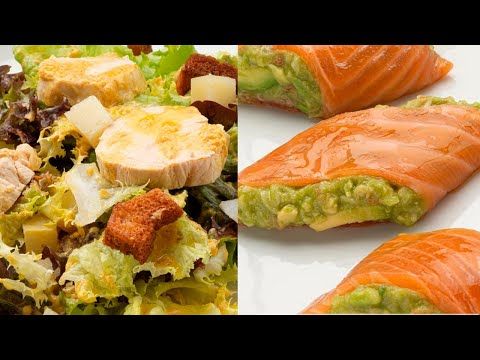 Ensalada César Rollitos De Salmón Ahumado Y Aguacate Cocina Abierta De Karlos Arguiñano You Rollitos De Salmon Recetas Fáciles De Comida Comida Sin Carne