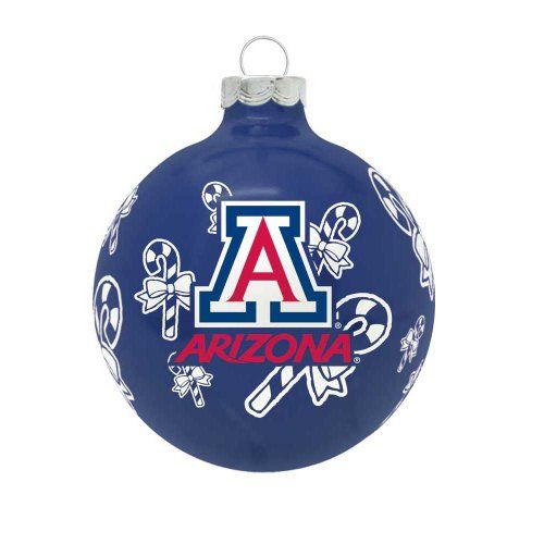 NCAA Traditional 2 5//8 Ornament Set in Primary and Secondary Team Color