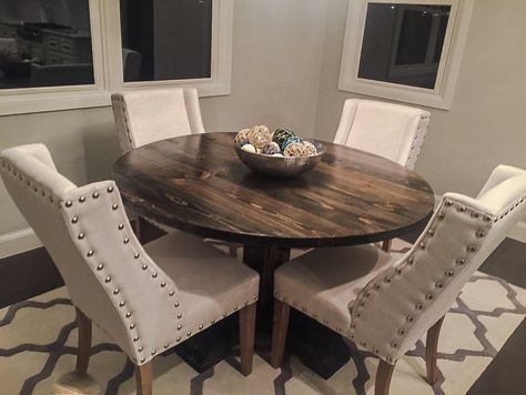 Ana White 54 Round Pedestal Table Diy Projects Dining Room Design Pedestal Table Diy Dining Room Design, Ana White Round Table