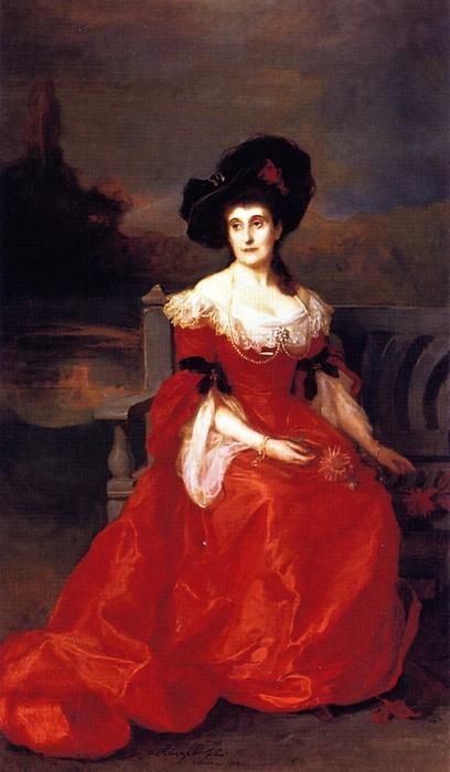 "Marguerite Alexandrine, duchesse du Gramont, née de Rothschild", 1902 by Philip de László (Hungarian/British, 1869-1937)