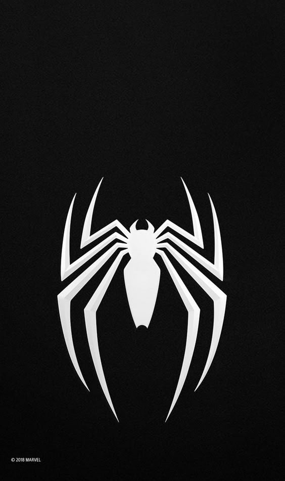 Spiderman Logo (Black & White)