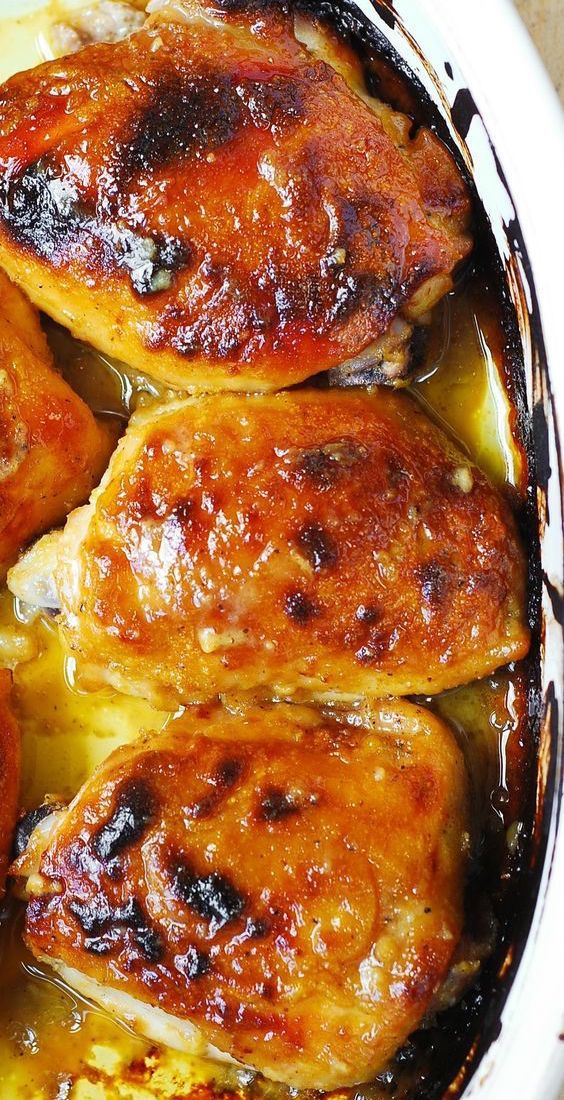 Baked Chicken Thighs Sauce Food Clarice Baked Chicken Thighs Sauce Food Clarice