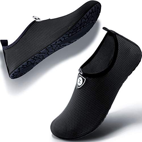 NEEKEY Womens and Mens Water Shoes,Quick-Dry Aqua Socks Barefoot for Outdoor Beach Swim Sports Yoga