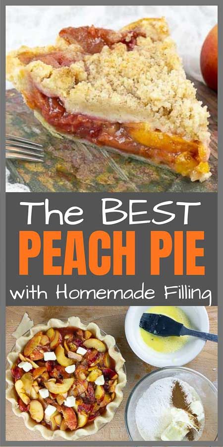 Fresh Peach Pie With Crumb Topping has mouth-watering fresh, pick of the season Georgia peaches, swirled together with brown sugar, cinnamon, and nutmeg all topped with a buttery, crumbly crisp. No fail, flaky homemade crust completes this perfect summer pie. #savorwithjennifer #pie #peachpie #crumble #crisp #crumb